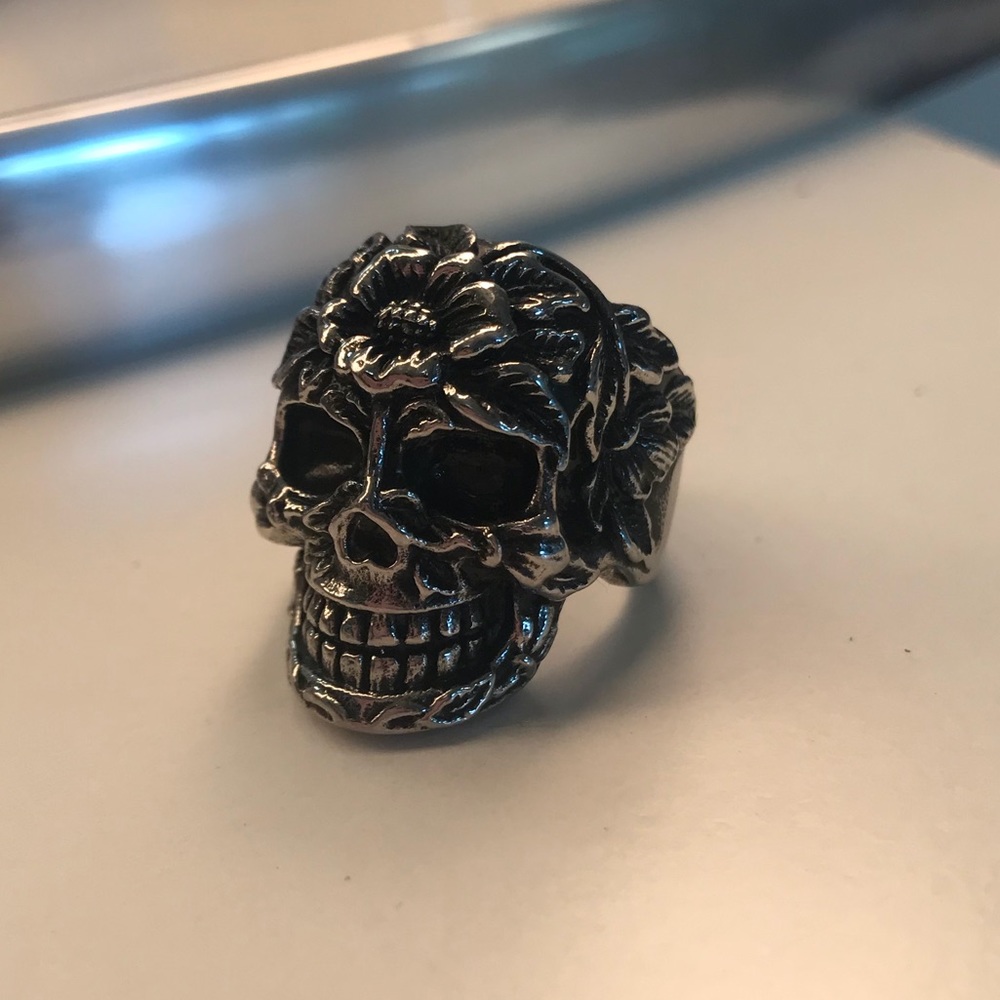 Stainless Steel Skull Ring